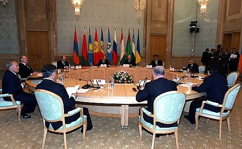 Встреча глав государств – участников СНГ.