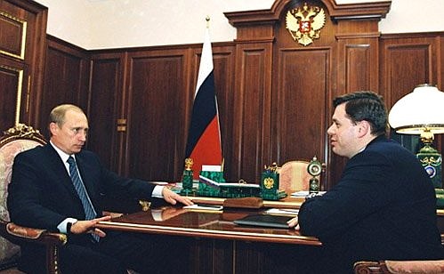 С генеральным директором «Северсталь-групп» Алексеем Мордашовым.