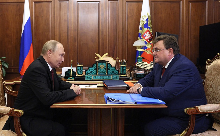 With Minister of Justice Konstantin Chuychenko.