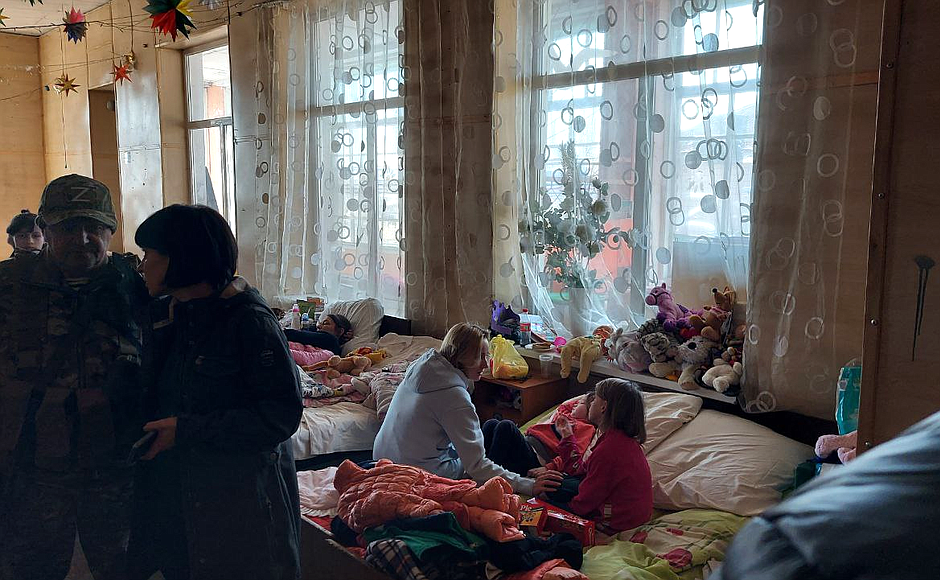Presidential Commissioner for Children's Rights Maria Lvova-Belova on a working visit to Donetsk and Lugansk people’s republics.