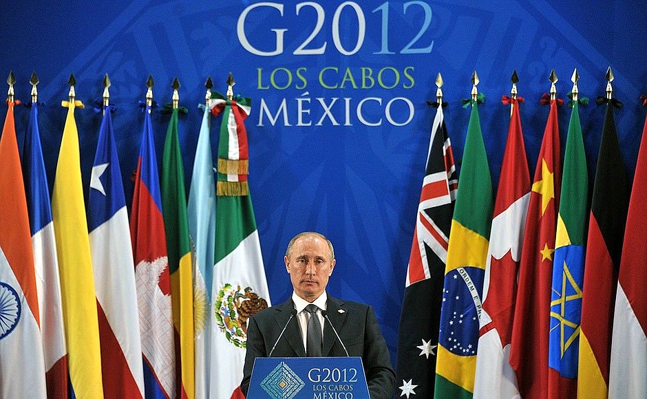 Following the G20 Summit Vladimir Putin gave a press conference and answered journalists’ questions.