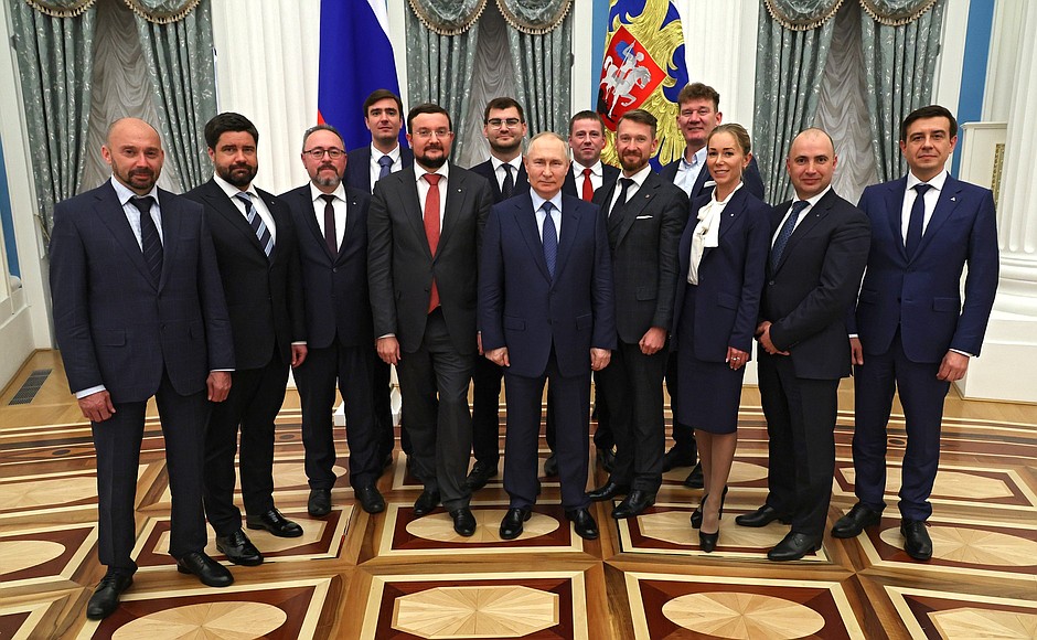 Following the meeting with members of the Delovaya Rossiya National Public Organisation.