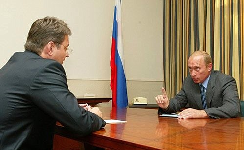 С губернатором Краснодарского края Александром Ткачевым.
