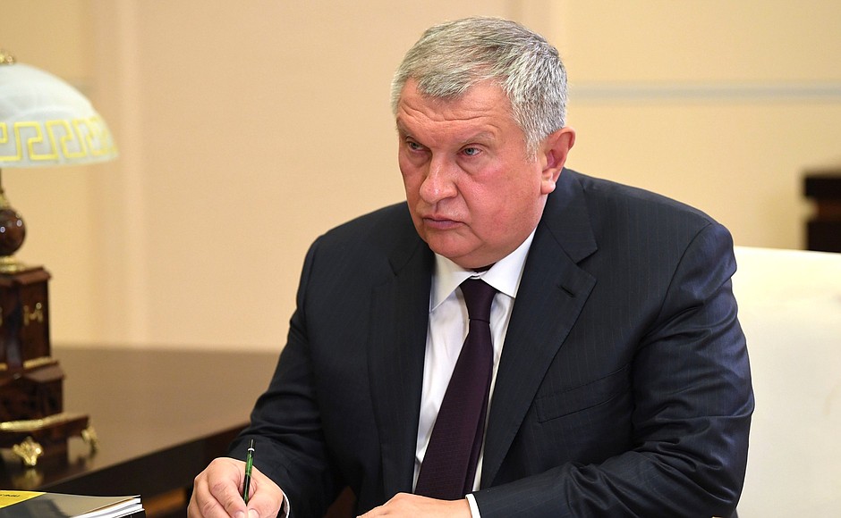 Rosneft CEO and Chairman of the Management Board Igor Sechin.