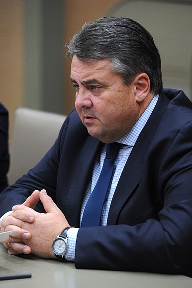 Vice-Chancellor and Minister of Economic Affairs and Energy of Germany Sigmar Gabriel.