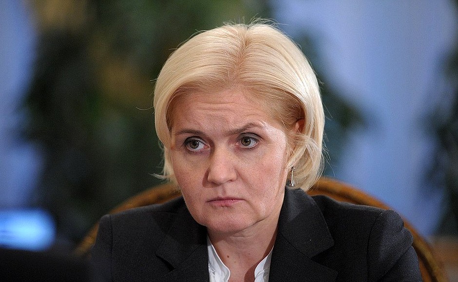 Deputy Prime Minister Olga Golodets.