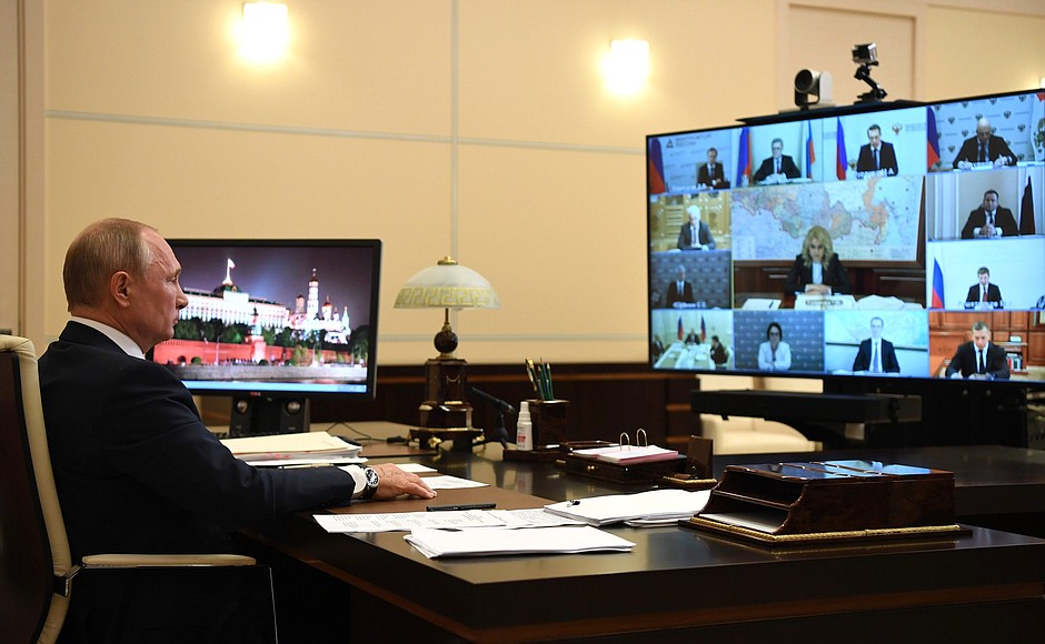 Meeting on sanitary and epidemiological situation (via videoconference).