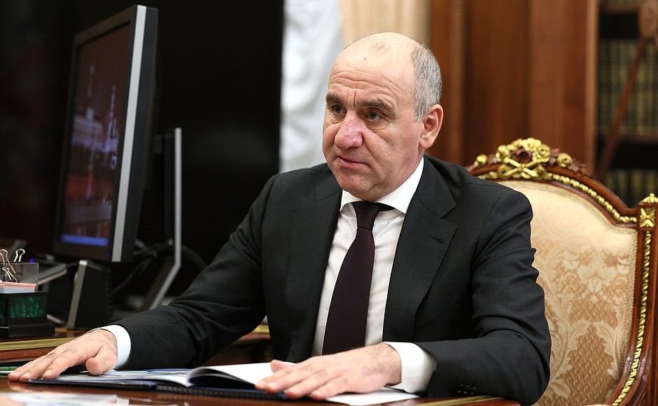 Глава Карачаево-Черкесской Республики Рашид Темрезов.