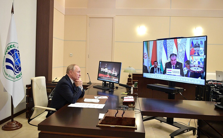 Meeting of the SCO Heads of State Council (via videoconference).