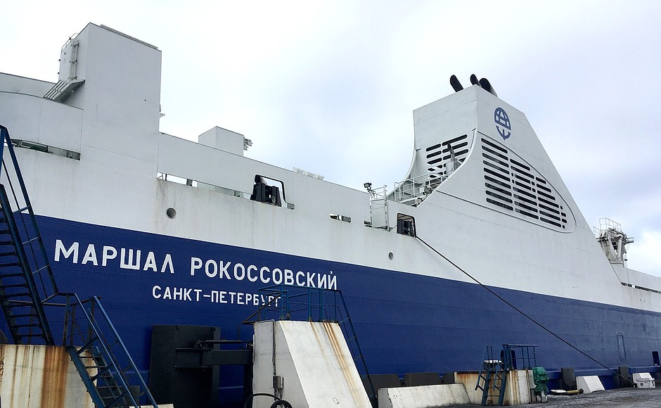 Dual-fuel ferry Marshal Rokossovsky.