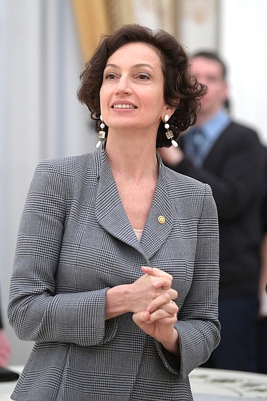 UNESCO Director-General Audrey Azoulay.
