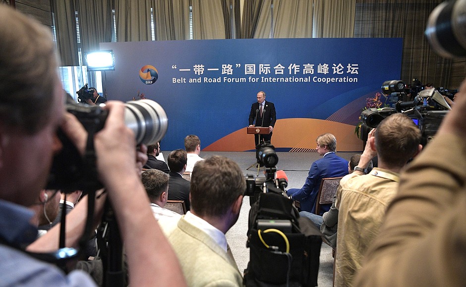 Vladimir Putin answered media questions following a working visit to the People’s Republic of China.