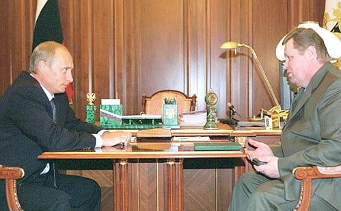 President Putin and Prosecutor General Vladimir Ustinov.