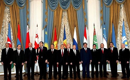The heads of state of the CIS countries.