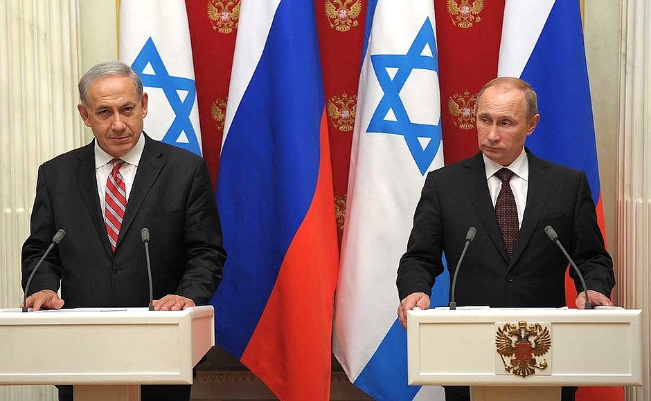 Заявления для прессы по итогам встречи с Премьер-министром Израиля Биньямином Нетаньяху.