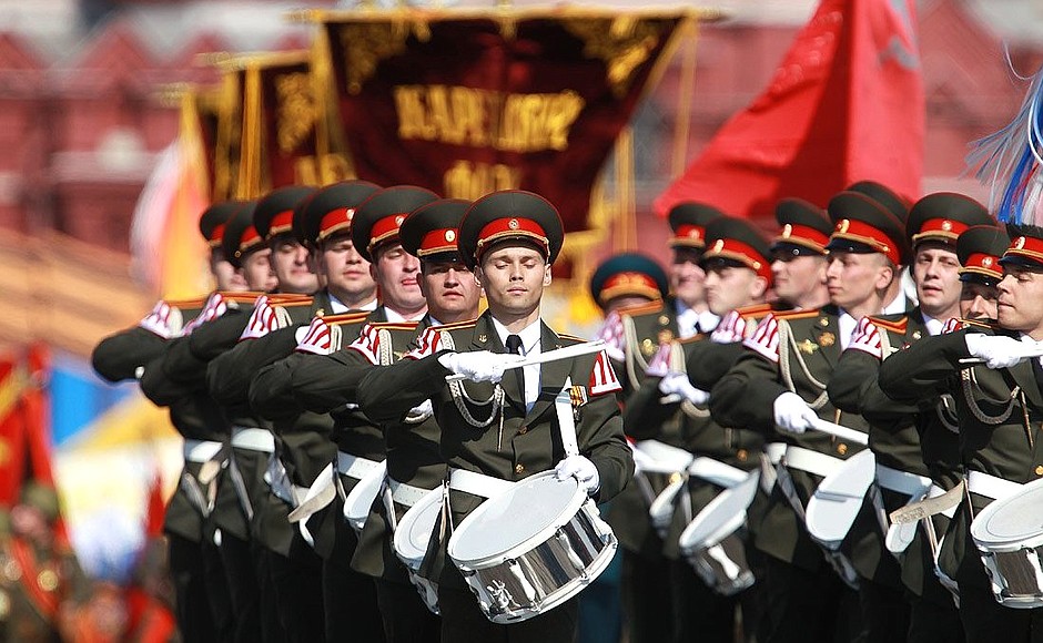 Military parade in Honour of the 65th Anniversary of the Victory in the Great Patriotic War.