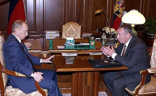 Встреча с губернатором Ростовской области Владимиром Чубом.