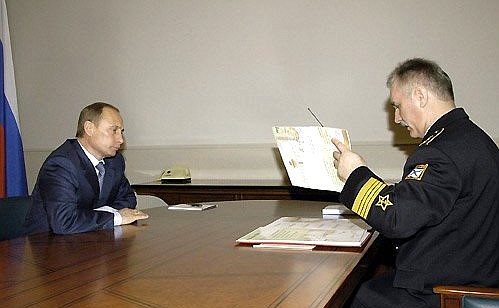 Встреча с командующим Черноморским флотом адмиралом Владимиром Масориным.