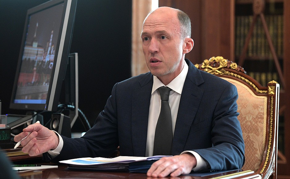 Acting Head of Republic of Altai Oleg Khorokhordin.