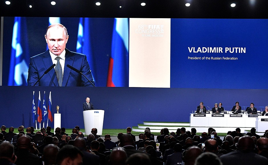 Meeting of the 68th FIFA Congress • President of Russia