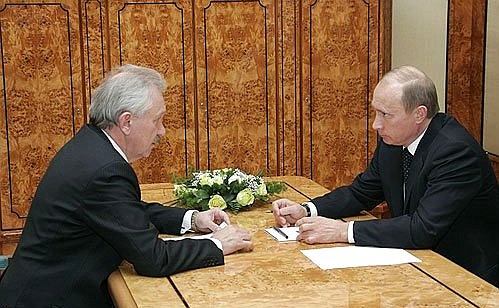 Встреча с Главой Республики Коми Владимиром Торлоповым.