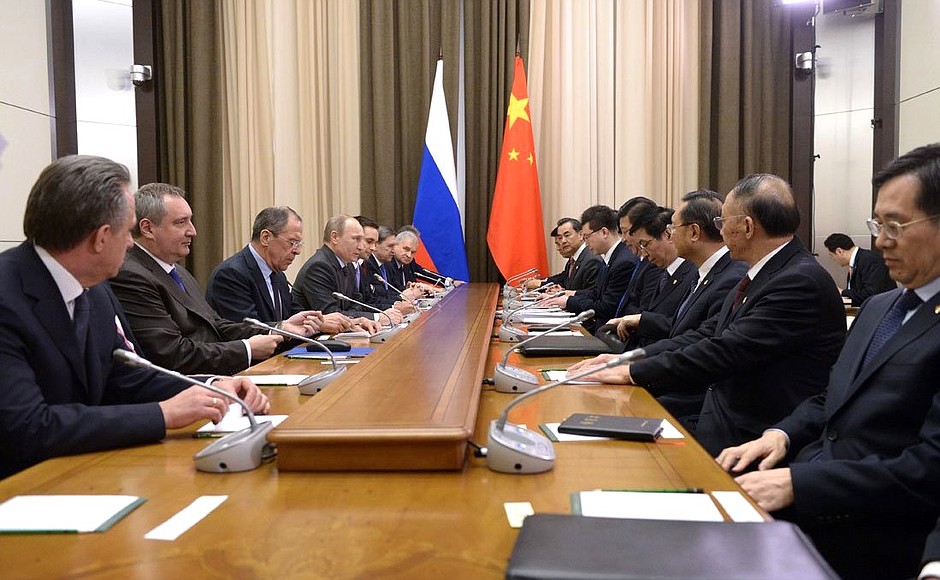 Переговоры с Председателем КНР Си Цзиньпином.