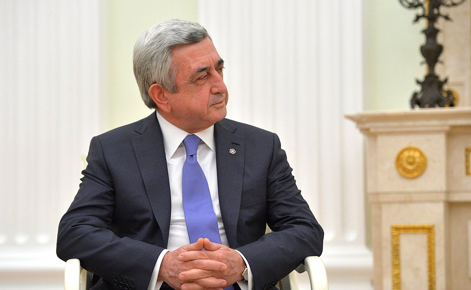 President of Armenia Serzh Sargsyan.