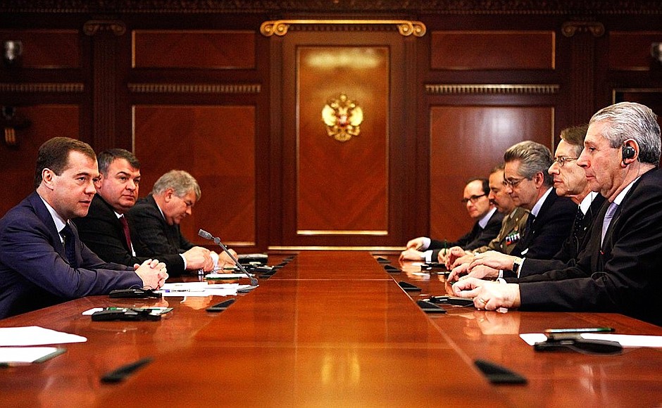 Meeting with Russian and Italian Foreign and Defence ministers.