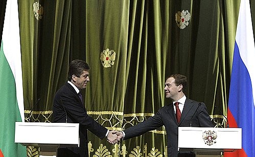С Президентом Болгарии Георгием Пырвановым на открытии Года Болгарии в России.