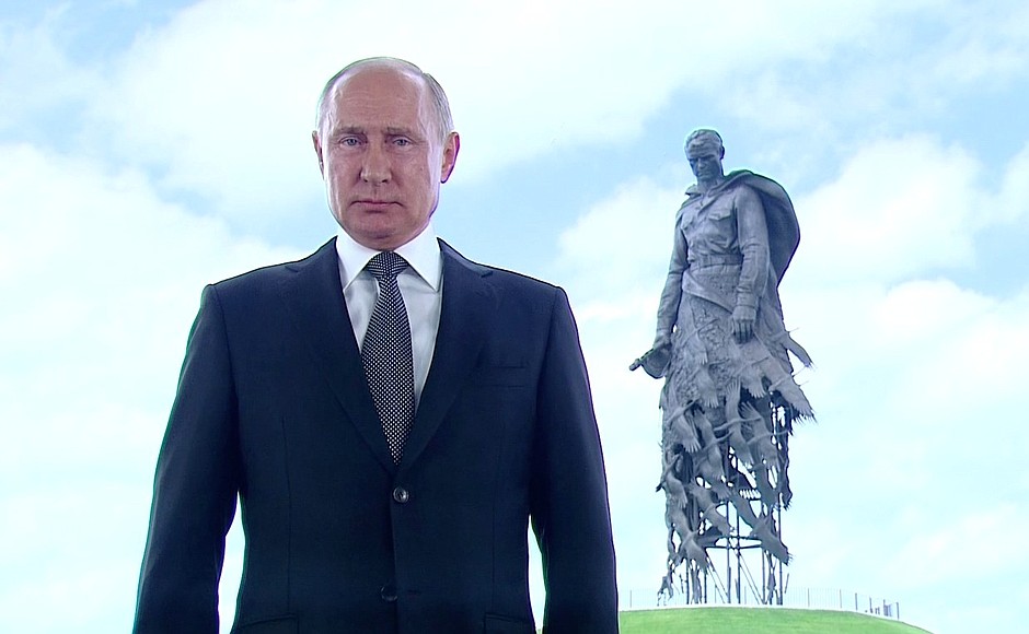 Vladimir Putin addressed the citizens of Russia.
