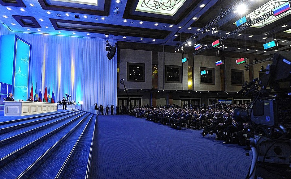 Press statements following the Supreme Eurasian Economic Council meeting.