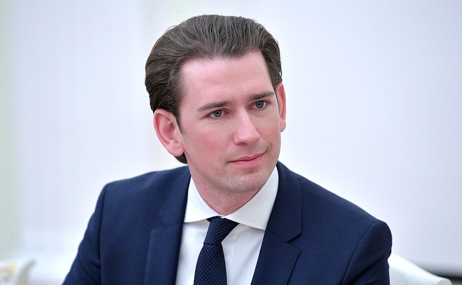 Федеральный канцлер Австрии Себастиан Курц.