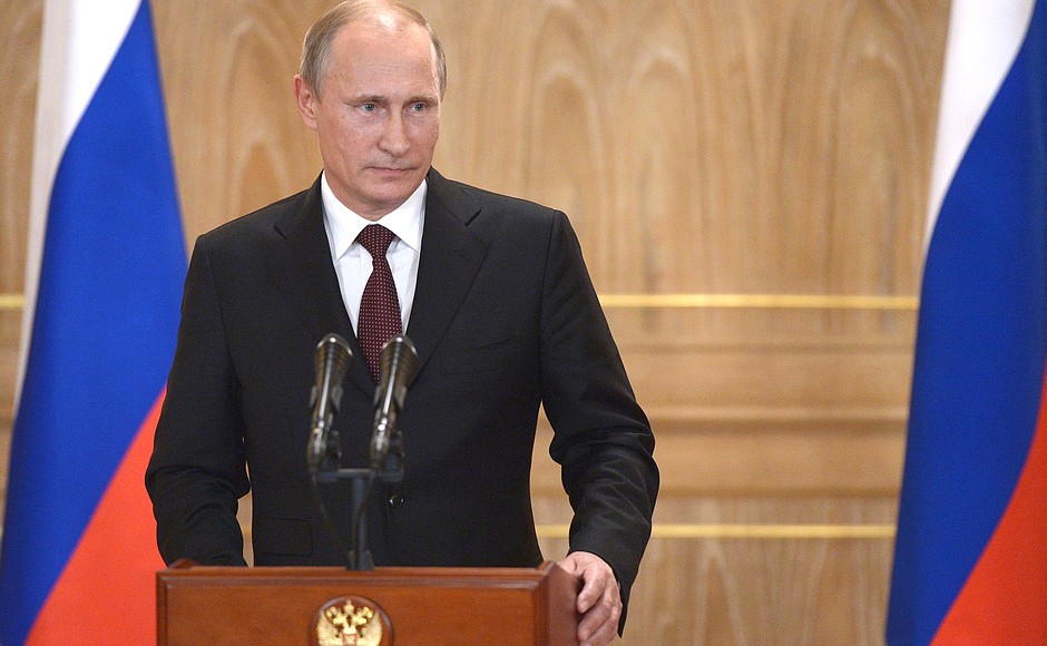 Vladimir Putin answered journalists’ questions following his visit to Italy.