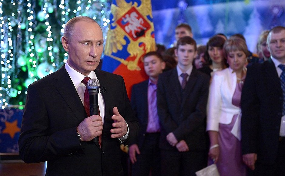 In Khabarovsk, the President delivered his New Year's Address to the Nation.