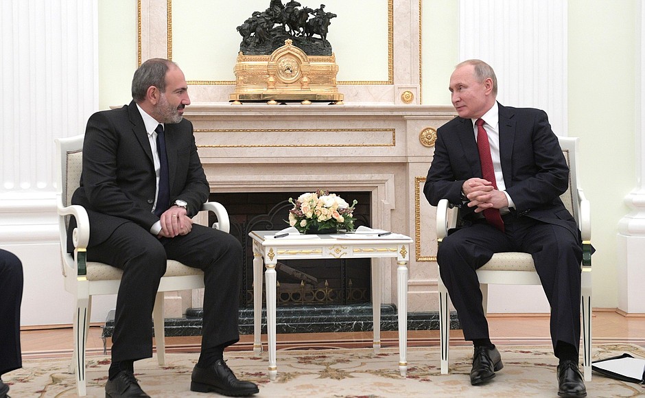 With Acting Prime Minister of the Republic of Armenia Nikol Pashinyan.