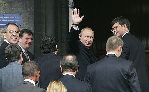 At the Russia-European Union summit.