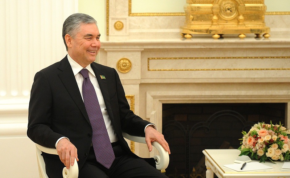 Председатель Народного совета Национального собрания Туркменистана Гурбангулы Бердымухамедов.