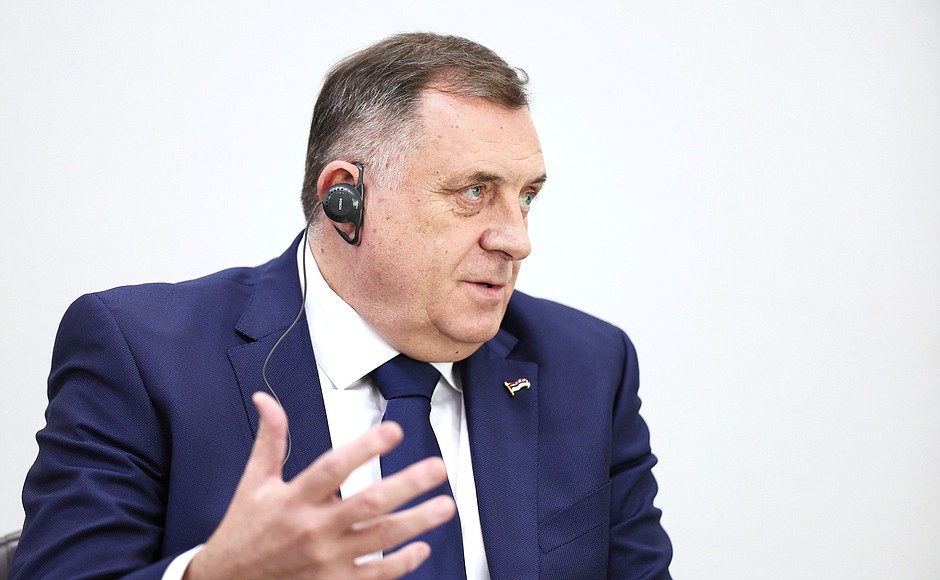 President of the Republika Srpska Milorad Dodik.