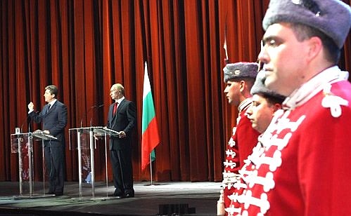 На торжественной церемонии открытия Года России в Болгарии.