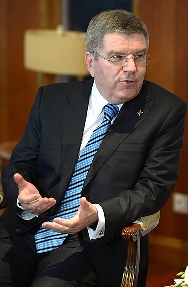 Президент Международного олимпийского комитета Томас Бах.