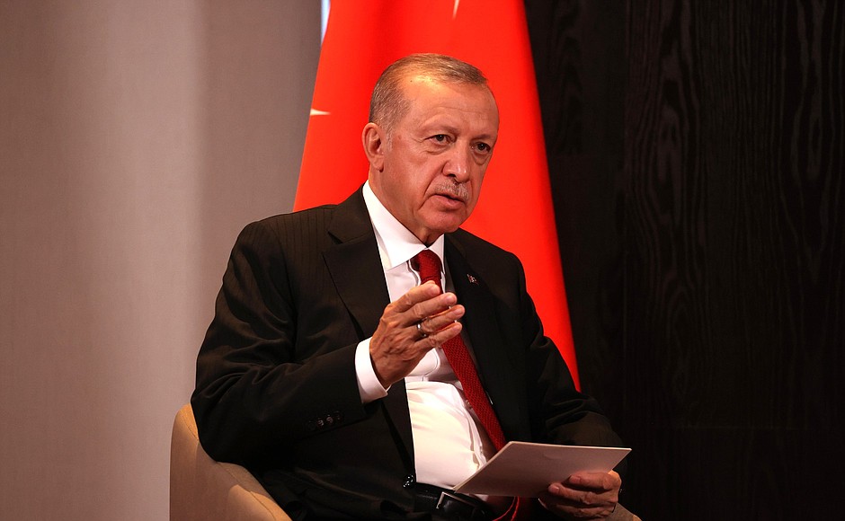 Президент Турецкой Республики Реджеп Тайип Эрдоган.