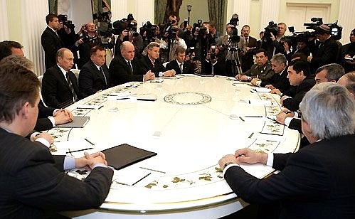 Russian-Turkmenistan talks.