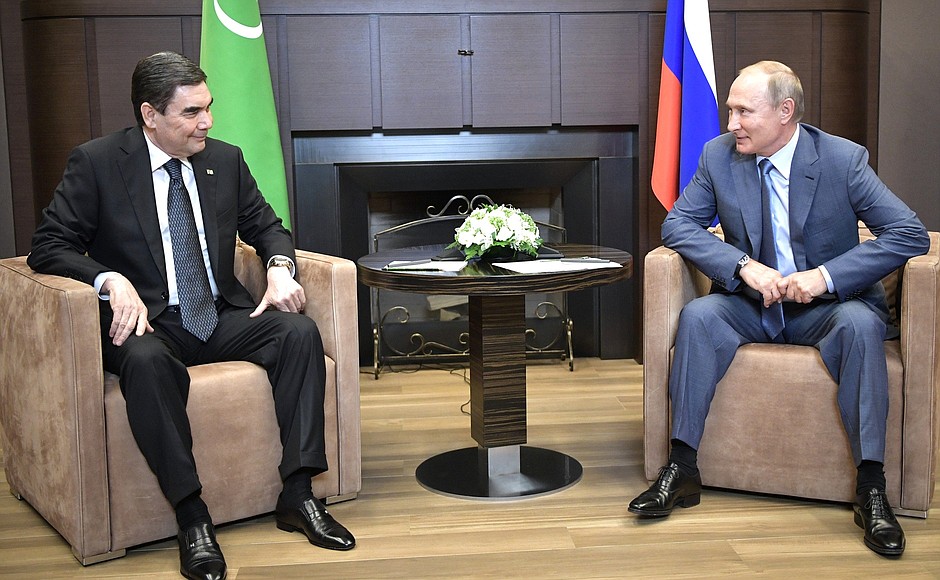 With President of Turkmenistan Gurbanguly Berdimuhamedov