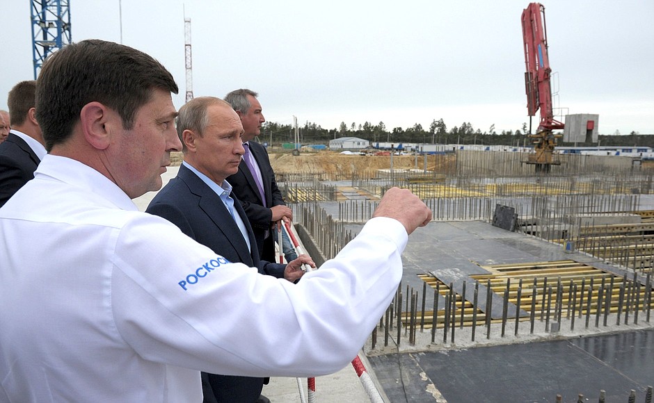 Inspection of the Vostochny Space Launch Centre.