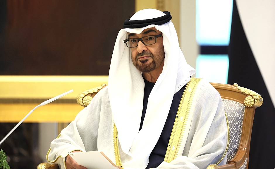 President of the UAE Mohammed bin Zayed Al Nahyan.