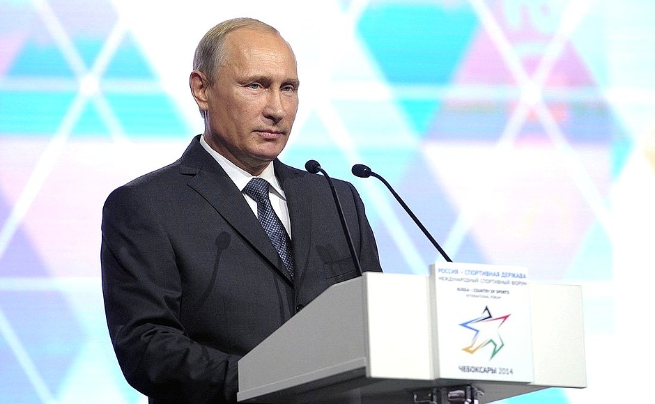 Vladimir Putin took part in the 5th International Sports Forum Russia – Country of Sports.