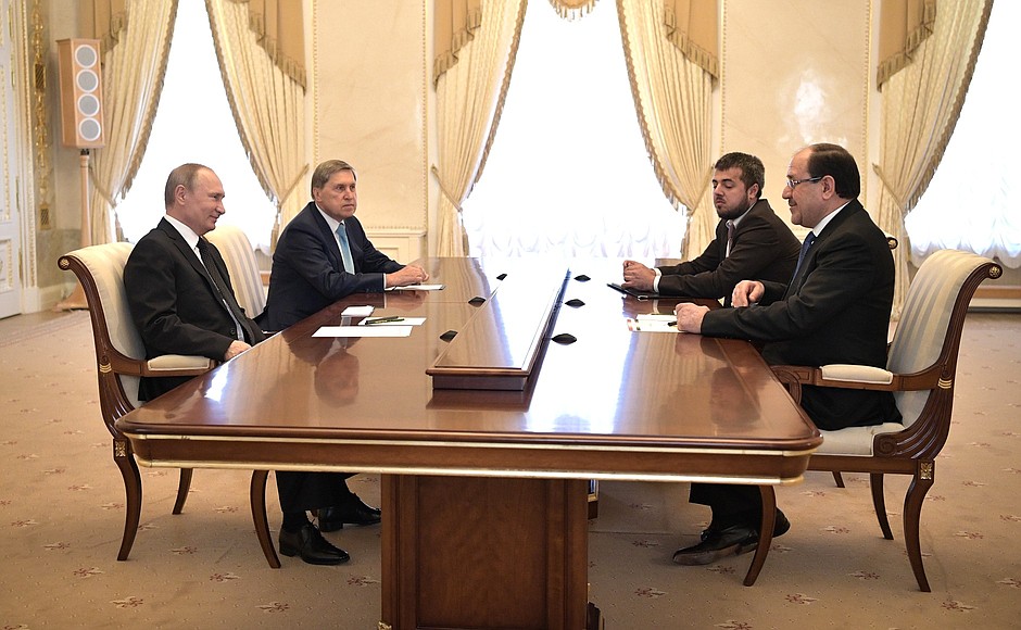 Встреча с Вице-президентом Ирака Нури аль-Малики.