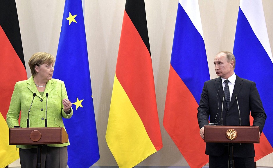 Заявления для прессы по итогам встречи с Федеральным канцлером Германии Ангелой Меркель.