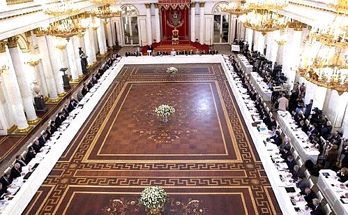 Petersburg. The Hermitage. Session of the Russian State Council