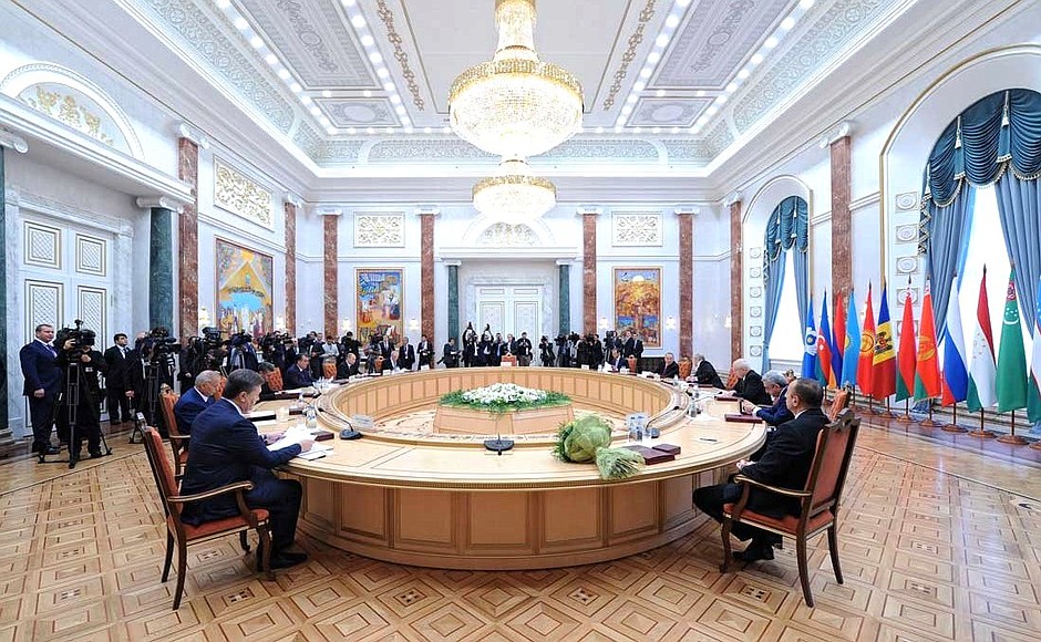 Meeting of the CIS Council of Heads of State.